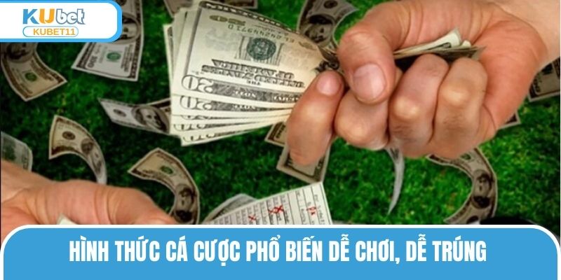 Hình thức cá cược phổ biến dễ chơi, dễ trúng